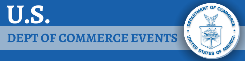 US DEPT OF COMMERCE EVENTS